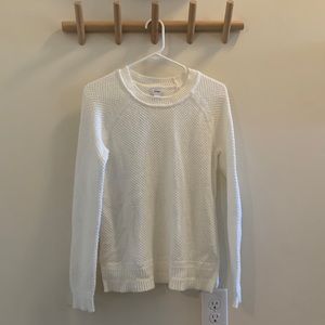 Old Navy cream crew neck sweater